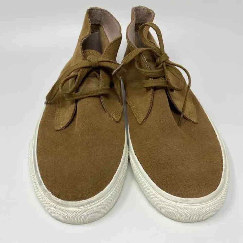 Banana Republic Men's Suede Leather High Top Sneaker Color‎ Chukka Nutmeg Size 8